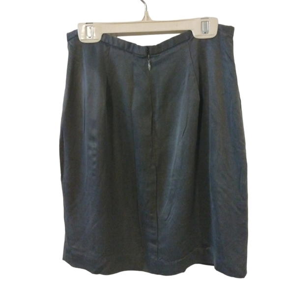 Barami 100%Rayon Gray Pencil Business Casual Versatility Skirt Size 4 - Picture 4 of 7